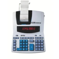 CALCULADORA IBICO 1231X IMPRESORA PANTALLA LCD PAPEL 57 MM 12 DIGITOS 2 COLORES IMPRESION BICOLOR