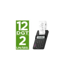 Calculadora Impresora Casio HR-8rce 12 dígitos