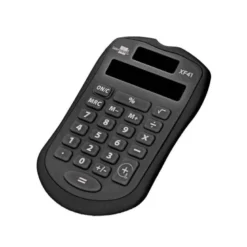CALCULADORA LIDERPAPEL BOLSILLO XF43 8 DIGITOS SOLAR Y PILAS COLOR NEGRO 94X59,5X10,5MM
