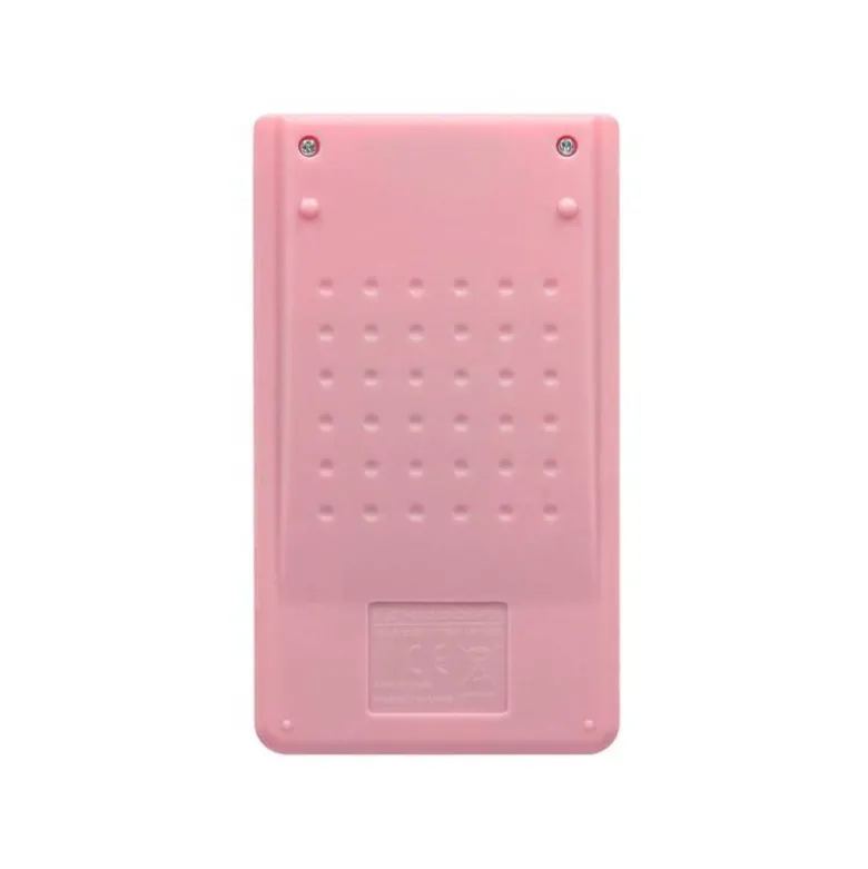 CALCULADORA LIDERPAPEL BOLSILLO XF12 8 DIGITOS SOLAR Y PILAS COLOR ROSA 115X65X8 MM