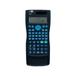 CALCULADORA LIDERPAPEL CIENTIFICA XF32 12 DIGITOS 240 FUNCIONES CON TAPA SOLAR Y PILAS COLOR AZUL 156X85X20
