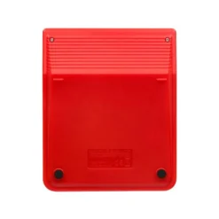 CALCULADORA LIDERPAPEL SOBREMESA XF22 10 DIGITOS SOLAR Y PILAS COLOR ROJO 127X105X24 MM