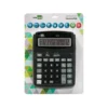 CALCULADORA LIDERPAPEL SOBREMESA XF39 12 DIGITOS SOLAR Y PILAS COLOR NEGRO 190X140X32 MM 40% PLASTICO