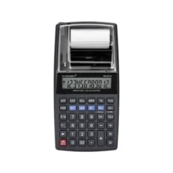 CALCULADORA Q-CONNECT IMPRESORA PANTALLA PAPEL KF11213 12 DIGITOS NEGRA