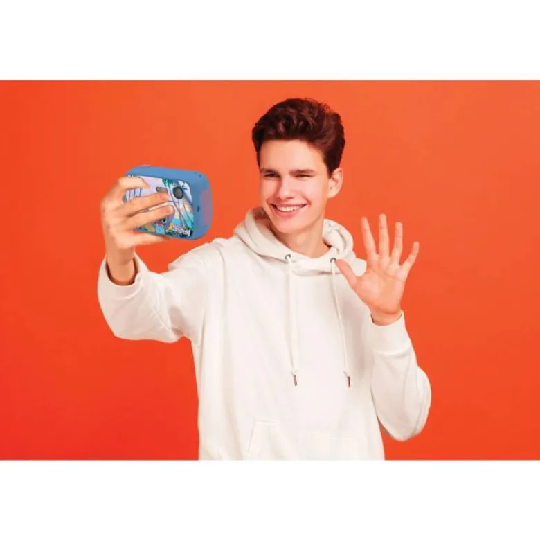 CAMARA DE FOTOS INSTANTANEA LEXIBOOK STITCH STARCAM PRINT TARJETA SD 32 GB CON KIT PERSONALIZACION