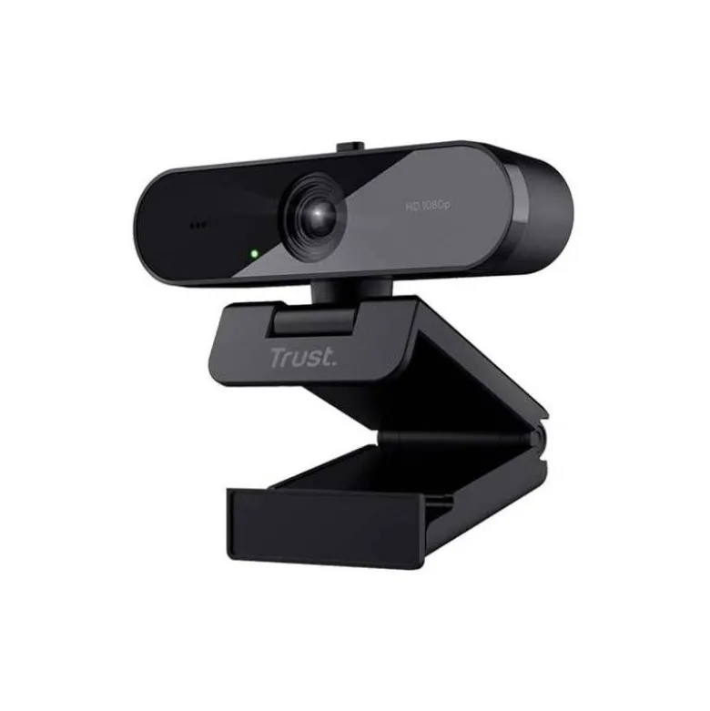 CAMARA WEBCAM TRUST TW-200 FULL HD USB 2.0 1920X1080 COLOR NEGRO