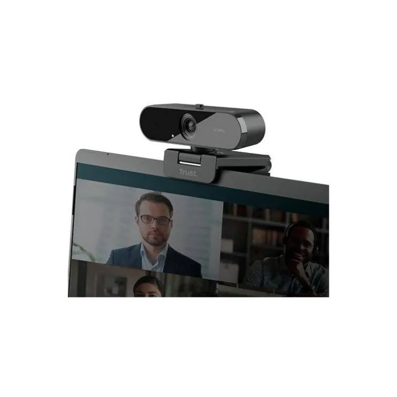 CAMARA WEBCAM TRUST TW-200 FULL HD USB 2.0 1920X1080 COLOR NEGRO