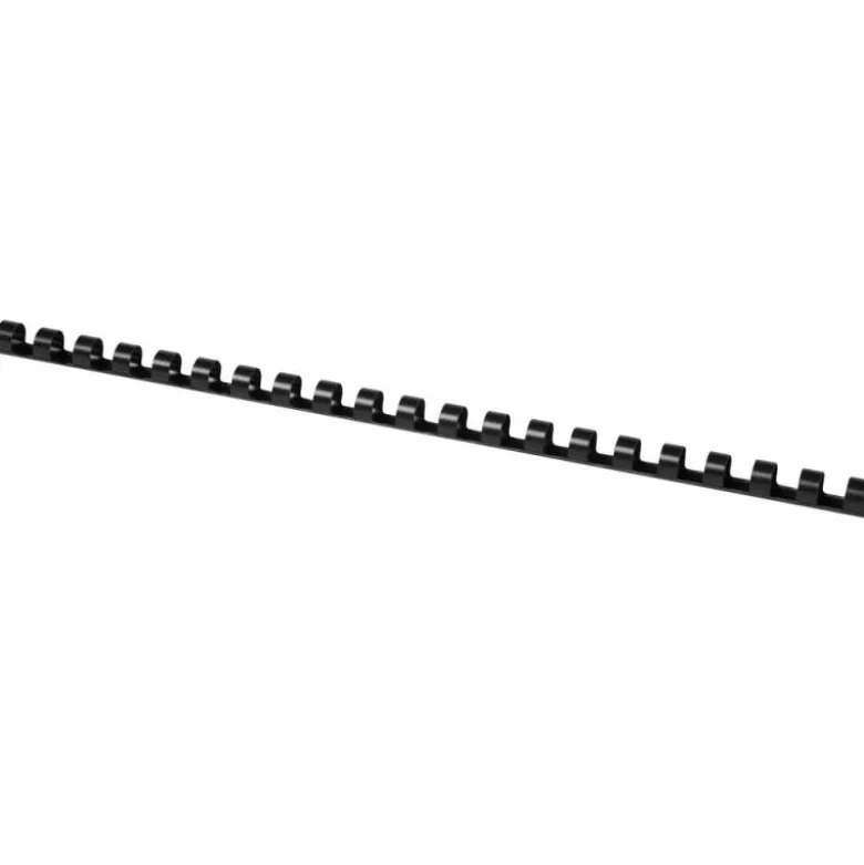 Canutillo plastico Marca Q-connect Redondo 10 MM Negro