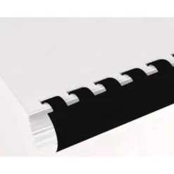 Canutillo plastico Marca Q-connect Redondo 16 MM Negro
