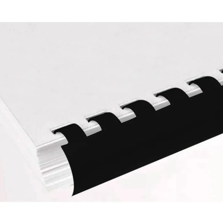Canutillo plastico Marca Q-connect Redondo 8 MM Negro