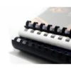 Canutillo plastico marca Q-connect Ovalado 51 MM Negro