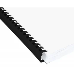 Canutillo plastico marca Q-connect Redondo 25 MM Negro