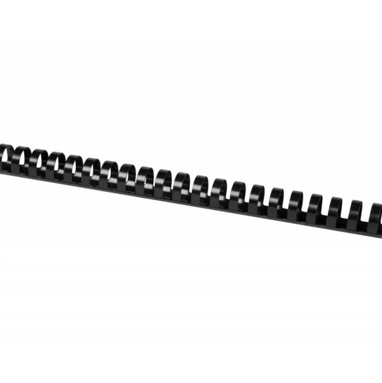 Canutillo plastico Marca Q-connect Redondo 22 MM Negro