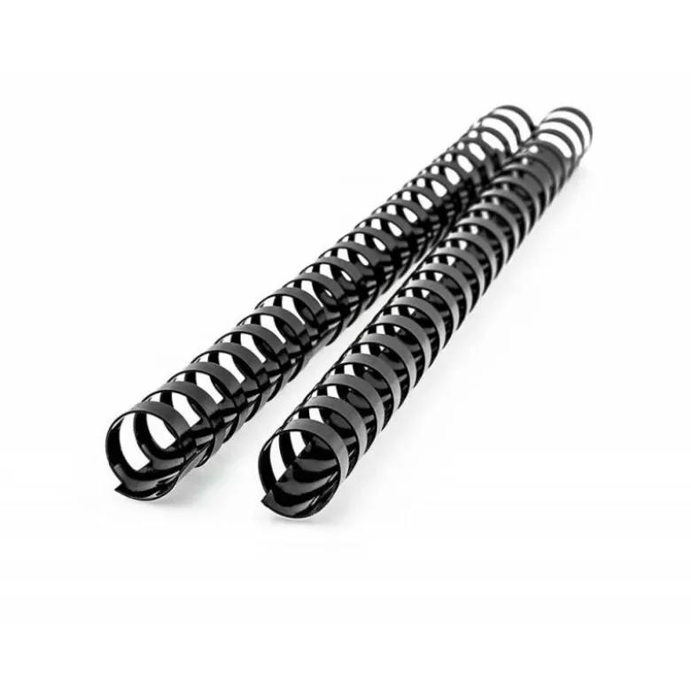 Canutillo plastico Marca Q-connect Redondo 22 MM Negro