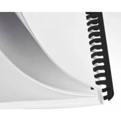 Canutillo plastico Marca Q-connect Redondo 18 MM Negro
