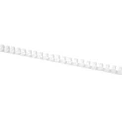 Canutillo q-connect redondo 16 mm plastico blanco capacidad 145 hojas caja de 50 unidades