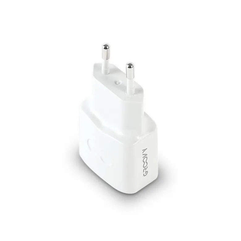 CARGADOR PARED GROOVY 1 USB + 1USB-C COLOR BLANCO