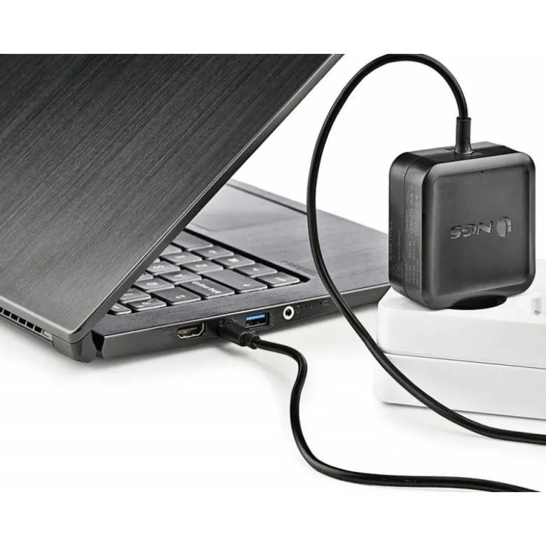 CARGADOR UNIVERSAL NGS DE PARED PARA PORTATIL 45W TIPO C 5V/9V/12V/15V-3A 20V/2,25A