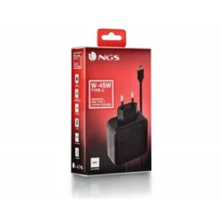 CARGADOR UNIVERSAL NGS DE PARED PARA PORTATIL 45W TIPO C 5V/9V/12V/15V-3A 20V/2,25A