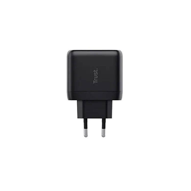 CARGADOR UNIVERSAL TRUST MAXO DE PARED 65W USB-C COLOR NEGRO