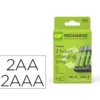 CARGADOR DE PILAS RECARGABLES GP USB AA /AAA + 2X AA 2100 MAH + 2X AAA 800 MAH