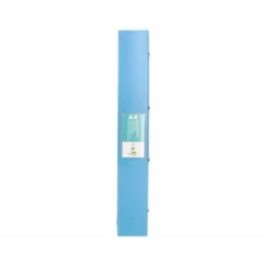 CARPETA 4 ANILLAS 40 MM LIDERPAPEL DIN A4 COLOR AZUL POLIPROPILENO