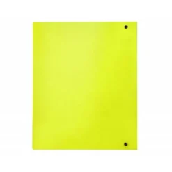CARPETA 4 ANILLAS 40 MM LIDERPAPEL DIN A4 COLOR AMARILLO POLIPROPILENO