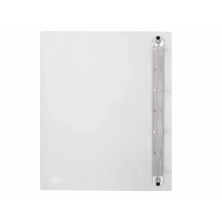 CARPETA 4 ANILLAS 40 MM LIDERPAPEL DIN A4 COLOR TRANSPARENTE POLIPROPILENO