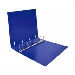 CARPETA 4 ANILLAS 40 MM LIDERPAPEL DIN A4 COLOR AZUL POLIPROPILENO