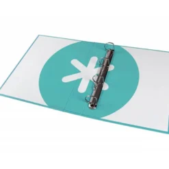 CARPETA 4 ANILLAS 40 MM MIXTAS LIDERPAPEL ANTARTIK A4 FORRADA COLOR MENTA