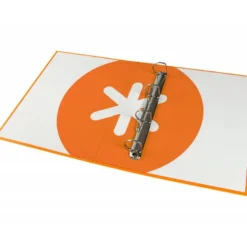 CARPETA 4 ANILLAS 40 MM MIXTAS LIDERPAPEL ANTARTIK A4 FORRADA COLOR MOSTAZA