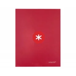 CARPETA 4 ANILLAS 40 MM MIXTAS LIDERPAPEL ANTARTIK DIN A4 COLOR FRAMBUESA CARTON FORRADA