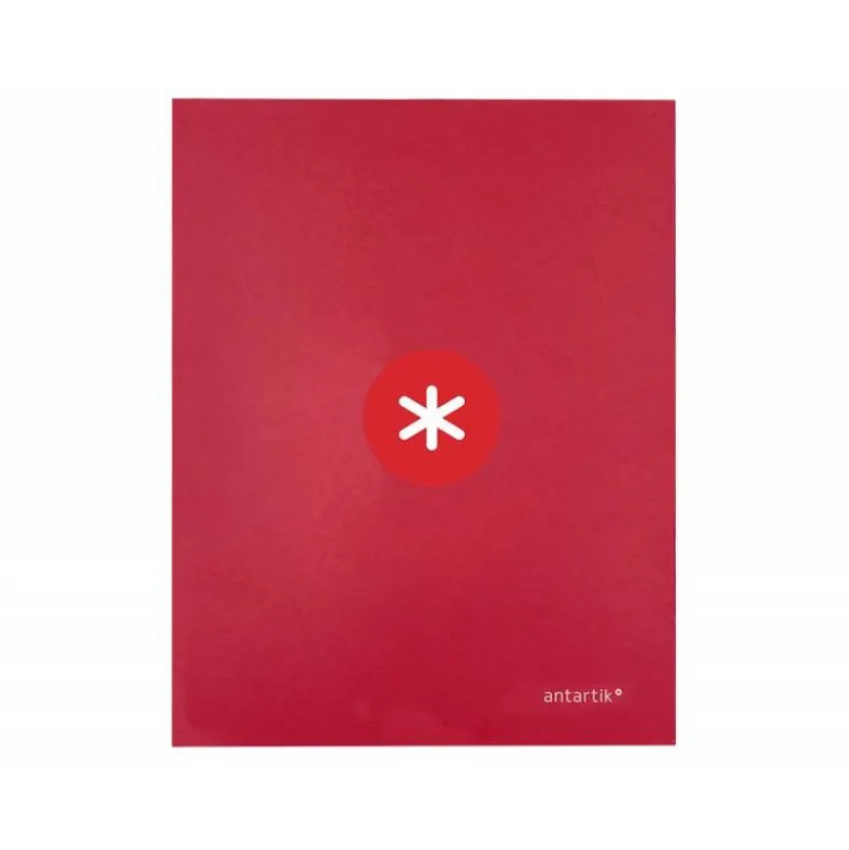 CARPETA 4 ANILLAS 40 MM MIXTAS LIDERPAPEL ANTARTIK DIN A4 COLOR FRAMBUESA CARTON FORRADA