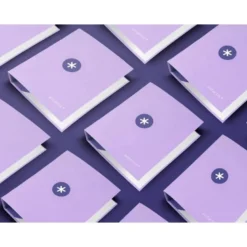 CARPETA 4 ANILLAS 40 MM MIXTAS LIDERPAPEL ANTARTIK A4 FORRADA COLOR LAVANDA LILA