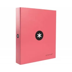 CARPETA 4 ANILLAS 40 MM MIXTAS LIDERPAPEL ANTARTIK A4 FORRADA COLOR CORAL