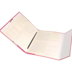 Carpeta Antartik clasificadora DIN A4 con 12 departamentos en Carton forrado Coral