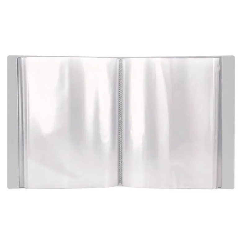 Carpeta Canguro Liderpapel DIN A4 poliporpileno 40 fundas color transparente