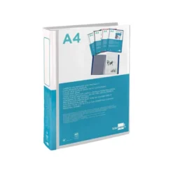 Carpeta Canguro Liderpapel DIN A4 poliporpileno 40 fundas color transparente
