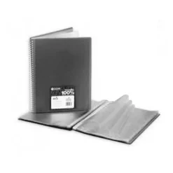 Carpeta Carchivo Archivex Star Escaparate con 40 fundas Espiral Din A4 Negro