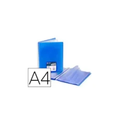 Carpeta Carchivo Archivex Star Escaparate con 40 fundas Espiral Din A4 Azul