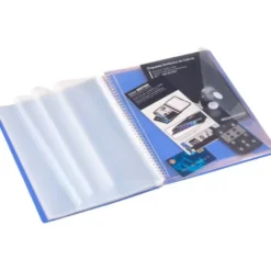 Carpeta Carchivo Archivex Star Escaparate con 40 fundas Espiral Din A4 Azul