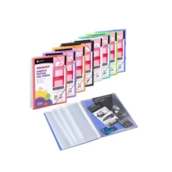 Carpeta Carchivo Archivex Star Escaparate con 40 fundas Espiral Din A4 Azul