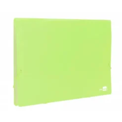 Carpeta clasificadora fuelle Liderpapel DIN A4 poliporpileno 13 departamentos color amarillo