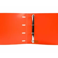 CARPETA CON RECAMBIO 4/40 MM LIDERPAPEL DIN A4 CUADRO 5MM COLOR NARANJA POLIPROPILENO