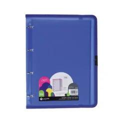 Carpeta con recambio Carchivo Dune Din A4 4 anillas 20 mm Polipropileno color Azul con gomilla y ribete