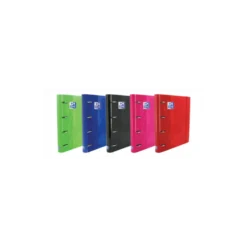 CARPETA CON RECAMBIO OXFORD EUROPEANBINDER CLASSIC 4 ANILLAS 35 MM CUADRO 5 MMDIN A4 TAPA EXTRADURA CON GOMILLA