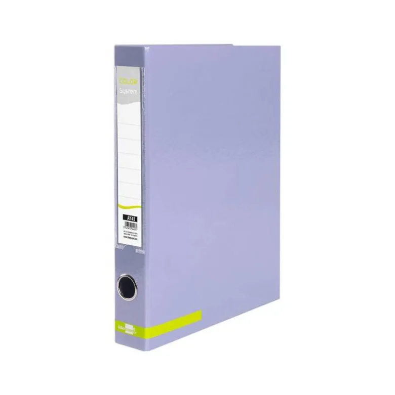 CARPETA DE 2 ANILLAS 25 MM MIXTAS LIDERPAPEL DIN A4 COLOR VIOLETA CARTON FORRADO