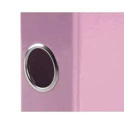 CARPETA DE 2 ANILLAS 25 MM MIXTAS LIDERPAPEL DIN A4 COLOR ROSA CARTON FORRADO