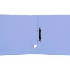 CARPETA DE 2 ANILLAS 25 MM MIXTAS LIDERPAPEL DIN A4 COLOR AZUL CARTON FORRADO