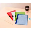 Carpeta dossier con pinza lateral Liderpapel 30 hojas Din A4 color transparente